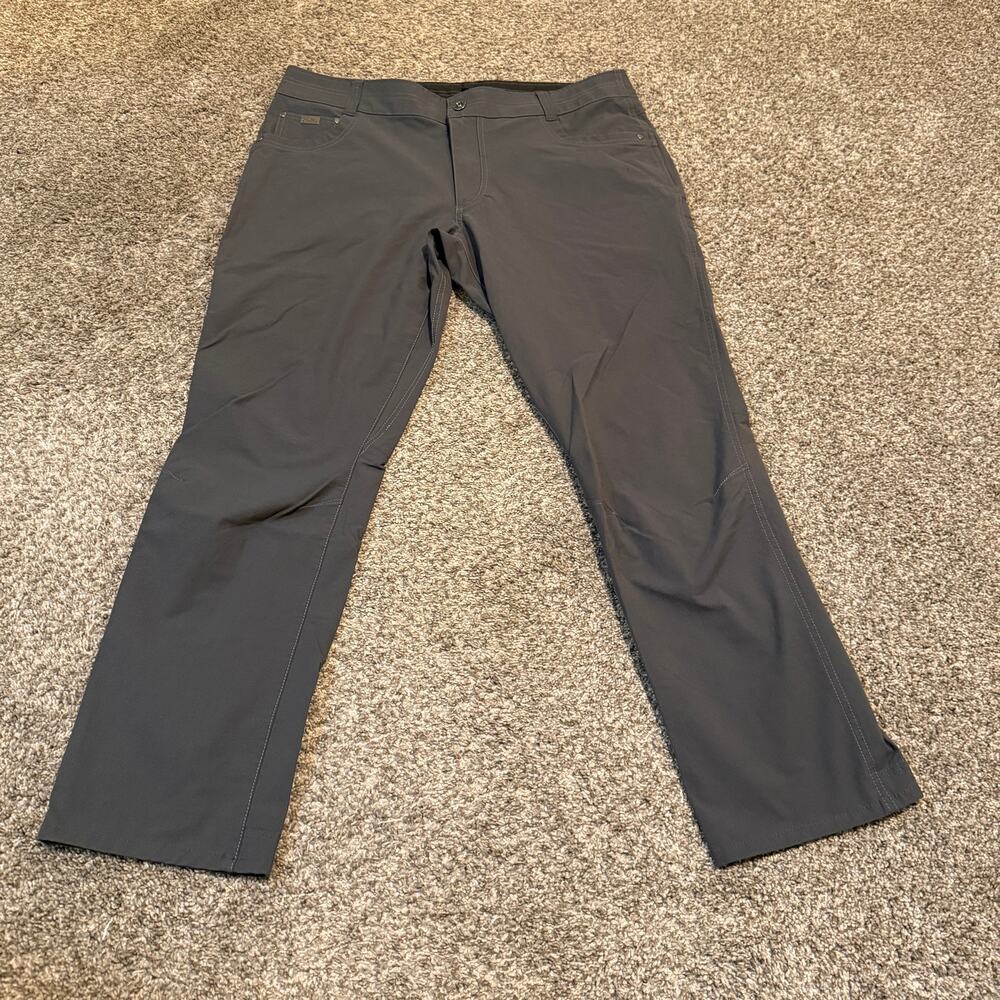 KUHL Resistor Jean Mens 38x32 Carbon Gray StretchX Hiking Pants Water Resistant